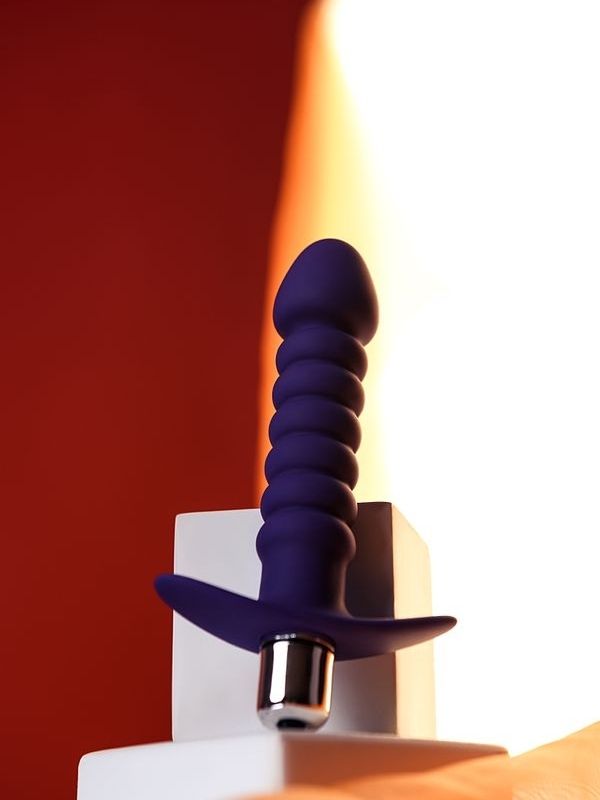 Censan Condal anal vibratör suya dayanıklı Mor, 14 cm
