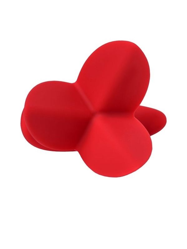 Censan Flower Genişleyen Anal Plug Kırmızı 9 cm
