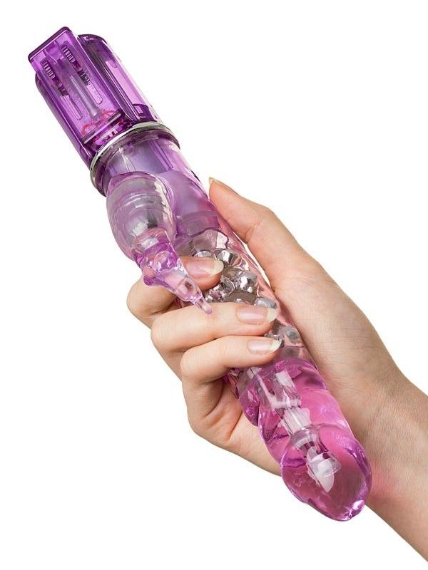 Censan High-Tech Klitoral Uyarıcı Vibratör mor 26,5 cm