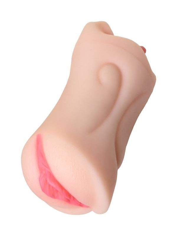 Censan Juicy Pussy Masturbator Realistik Fruity Tongu, Ağız ve Vajina TPE Ten 19 cm
