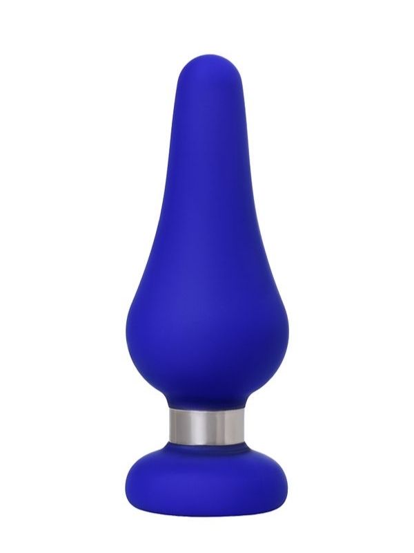 Censan Slassic Anal Plug Boyut L Mavi, 13 cm