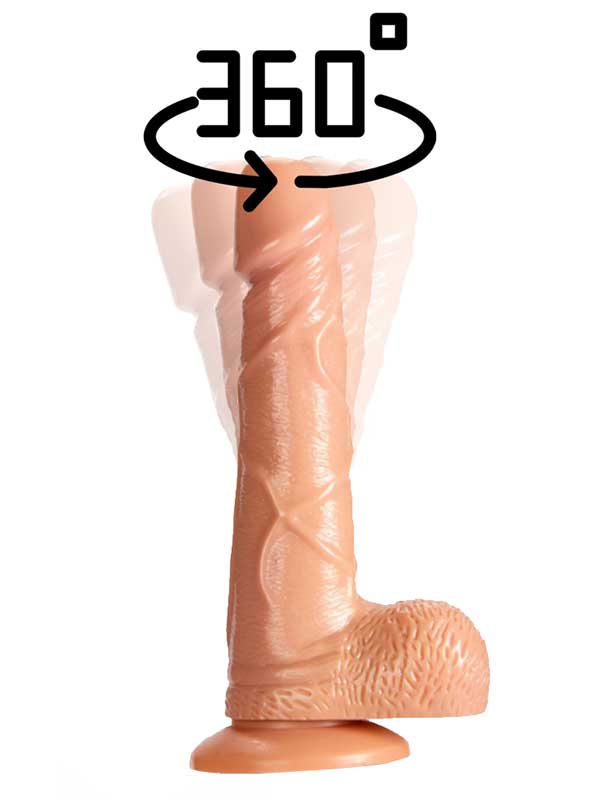 J.B. Titreşimli 17cm Swing Dildo Vibratör