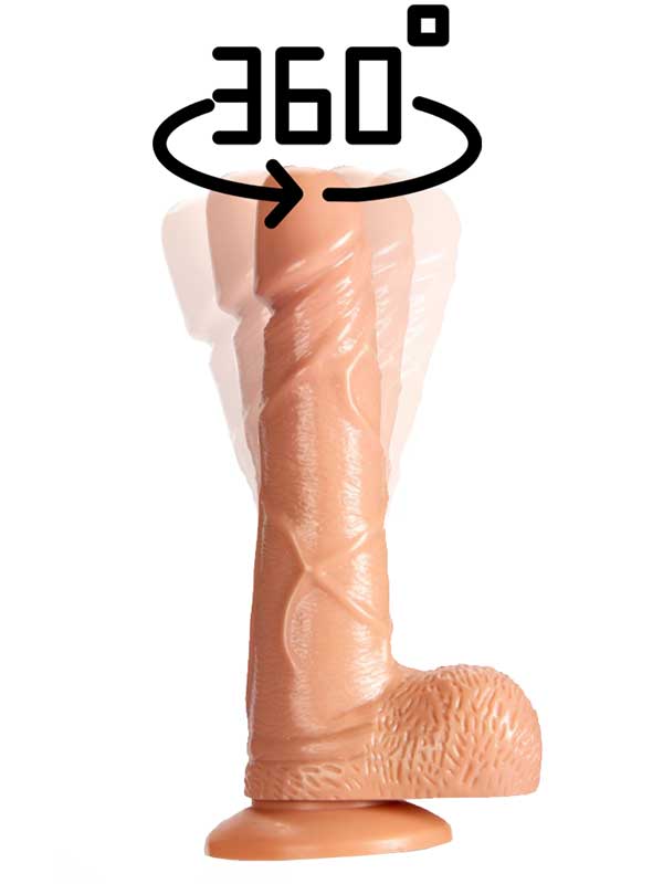 J.B. Titreşimli 19cm Dildo Vibratör