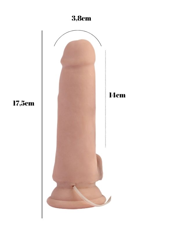 Mantric Muse 17.5cm 5cm Kıkırdaklı Gerçekçi Realistik Vibratör