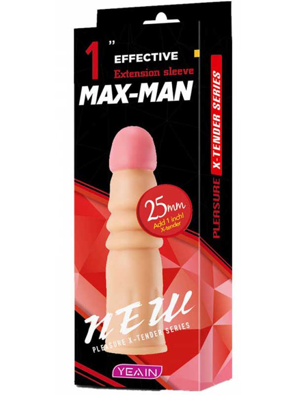 Max Man 25mm Dolgulu Penis Kılıfı YN0054