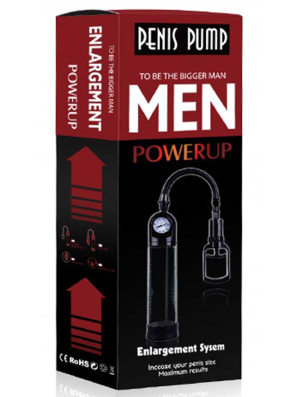 Men Powerup Basınç Göstergeli Penis Pompası