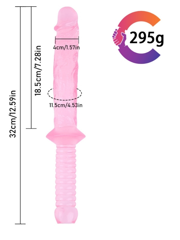 Noctis 32cm Pembe Realistik Kılıç Dildo No:150