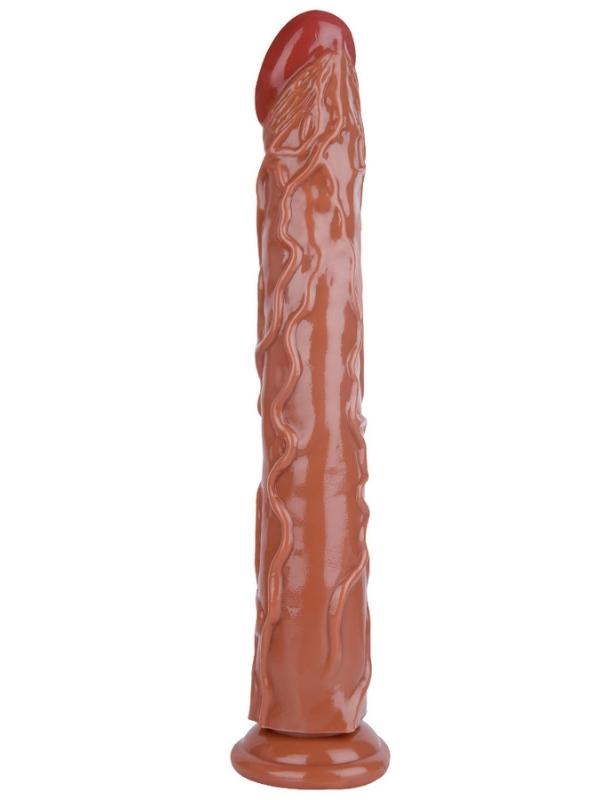 Noctis 34cm Kahverengi Realistik Kılıç Dildo No:164