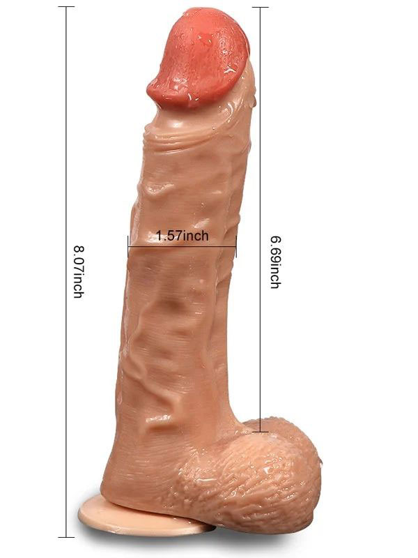 Shequ Bronte Şarjlı Döner Başlı Realistik Dildo Uzaktan Kumandalı 20.5 cm